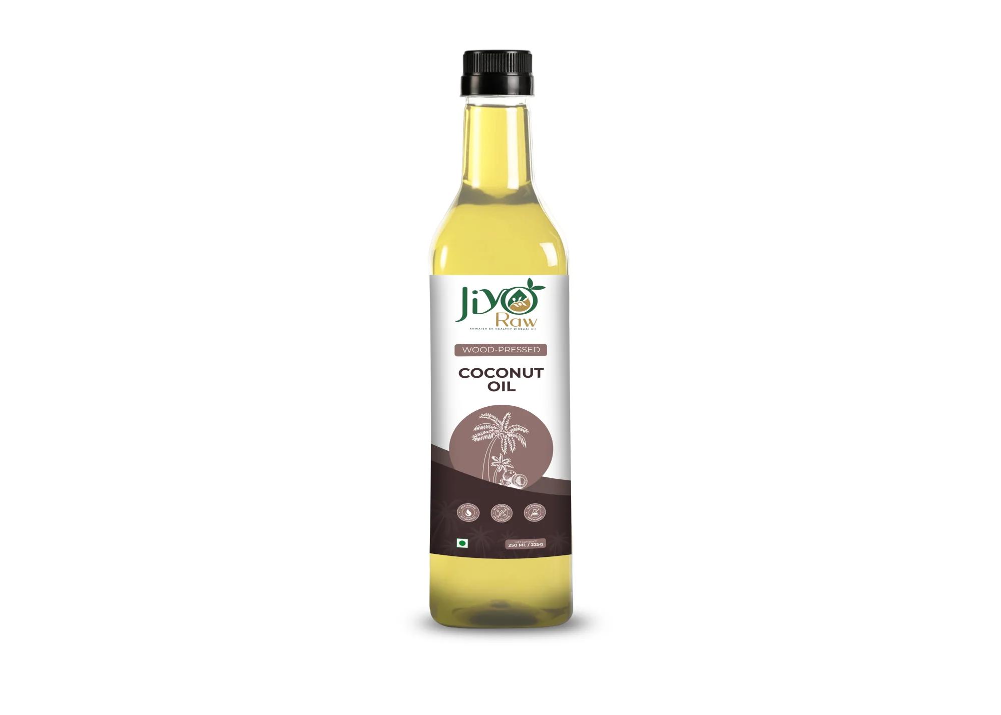 JIYORAW COCONUT OIL GLASS